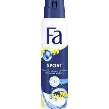 FA spray deo Sport 150ml Men | Kosmetické a dentální výrobky - Dámská kosmetika - Deodoranty - Spray